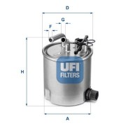 55.394.00 UFI Паливний фільтр