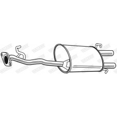 Глушник вихлопних газів кінцевий WALKER 17799