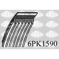 6PK1590 SASIC Поліклиновий ремінь