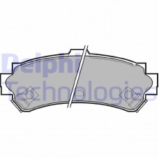 LP1012 DELPHI Комплект гальмівних колодок дисковий гальм