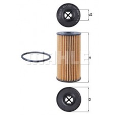 OX 1308D MAHLE Масляний фільтр