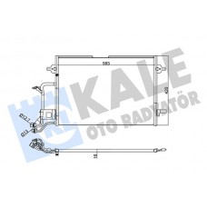 342935 KALE OTO RADYATÖR Конденсатор кондиціонера