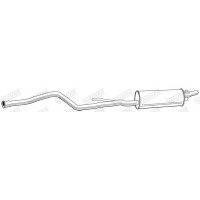 21758 WALKER Глушник вихлопних газів кінцевий