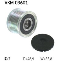 VKM 03601 SKF Механізм вільного ходу генератора