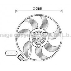 OL7670 AVA QUALITY COOLING Вентилятор охолодження двигуна