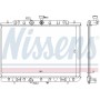 68724 NISSENS Радіатор охолодження двигуна