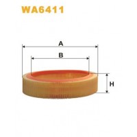 WA6411 WIX FILTERS Повітряний фільтр