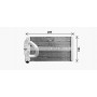 DN6475 AVA QUALITY COOLING Теплообмінник обігрів салону