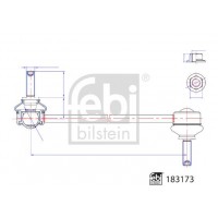 183173 FEBI BILSTEIN Тяга стійка стабілізатор