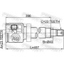 2111-CB316RH FEBEST Шарнирный комплект, Привідний вал