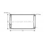 TO2419 AVA QUALITY COOLING Радіатор охолодження двигуна