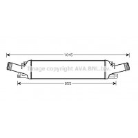 AI4294 AVA QUALITY COOLING Интеркулер