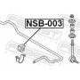 NSB003 FEBEST Опора стабілізатора