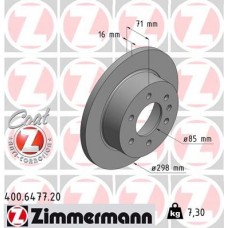 400.6477.20 ZIMMERMANN Гальмівний диск