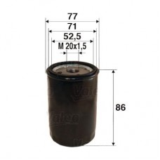 586002 VALEO Масляний фільтр