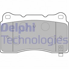 LP1858 DELPHI Комплект гальмівних колодок дисковий гальм
