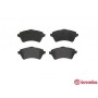 P 44 011 BREMBO Комплект гальмівних колодок дисковий гальм