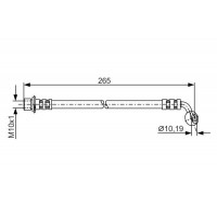 1 987 481 127 BOSCH Гальмівний шланг