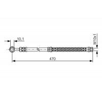1 987 476 775 BOSCH Гальмівний шланг
