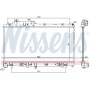 67725 NISSENS Радіатор охолодження двигуна