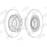 563126J JURID Гальмівний диск