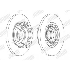 563126J JURID Гальмівний диск