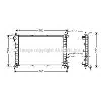 FD2264 PRASCO Радіатор охолодження двигуна