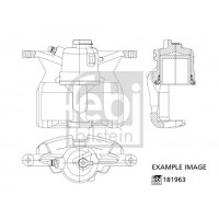 181963 FEBI BILSTEIN Гальмівний супорт