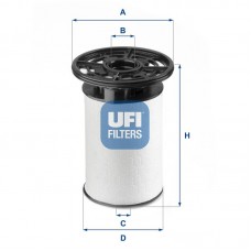26.076.00 UFI Паливний фільтр
