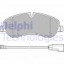 LP2661 DELPHI Комплект гальмівних колодок дисковий гальм