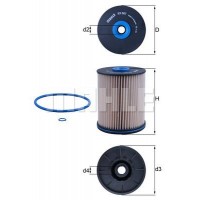 KX 567D MAHLE Паливний фільтр