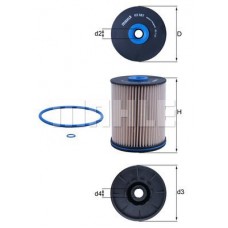 KX 567D MAHLE Паливний фільтр