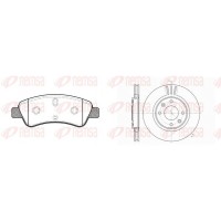 8840.00 REMSA Комплект гальм дисковий гальмівний механізм