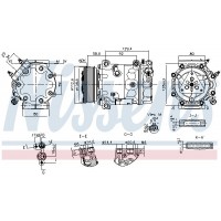 890780 NISSENS Компресор кондиціонера