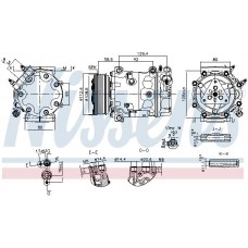890780 NISSENS Компресор кондиціонера