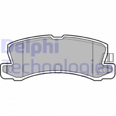 LP611 DELPHI КомплеК т гальмівних колодок, дискове гальмо