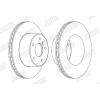 562685JC-1 JURID Гальмівний диск
