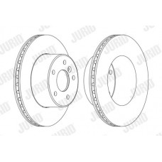 562685JC-1 JURID Гальмівний диск