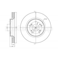 800-1338C CIFAM Гальмівний диск