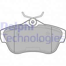 LP2071 DELPHI Комплект гальмівних колодок дисковий гальм