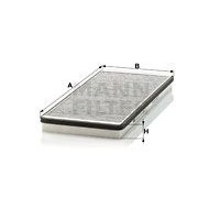 CUK 3858 MANN-FILTER Фільтр повітря у внутрішньому просторі