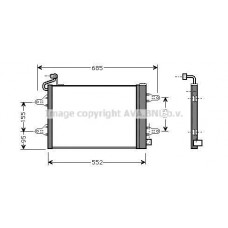 SAA5007D AVA QUALITY COOLING Конденсатор кондиціонера