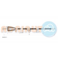 28.0214.1 ADRIAUTO Тросик, cтояночный тормоз