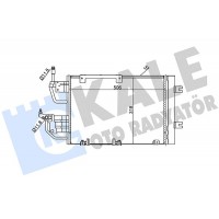 393500 KALE OTO RADYATÖR Конденсатор кондиціонера