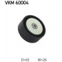 VKM 60004 SKF Паразитный / ведущий ролик, Поліклиновий ремінь
