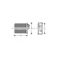 MSA6400 AVA QUALITY COOLING Теплообмінник обігрів салону