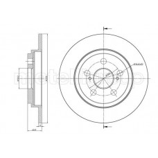 800-1309C CIFAM Гальмівний диск