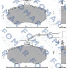 FO 488681 FOMAR Friction Комплект гальмівних колодок дисковий гальм FO 488681 FOMAR Friction Комплект гальмівних колодок дисковий гальм