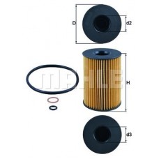 OX 353/7D KNECHT Масляний фільтр