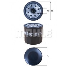 OC 1183 MAHLE Масляний фільтр